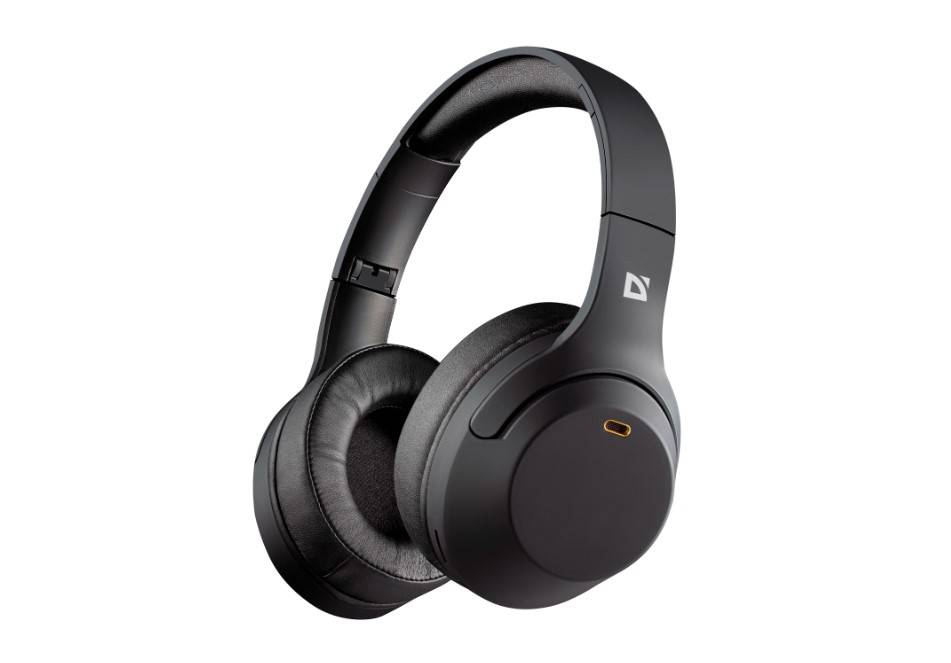 Гарнитура накладные Defender FreeMotion B690 черный беспроводные bluetooth накладные (63690)