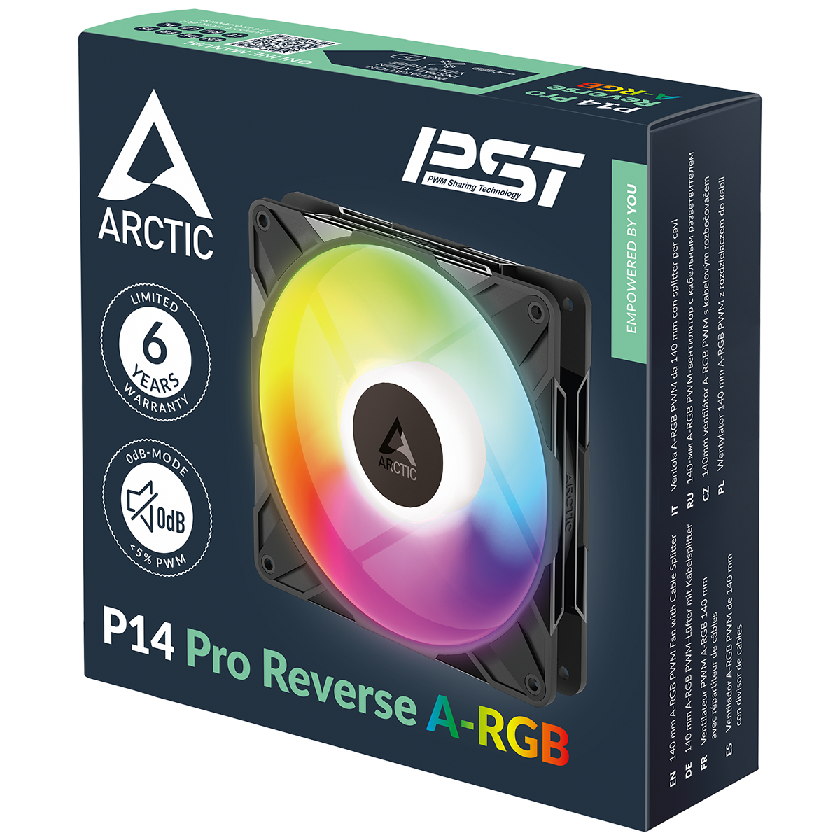 Вентилятор корпусной ARCTIC 14 Pro Reverse A-RGB (ACFAN00323A)