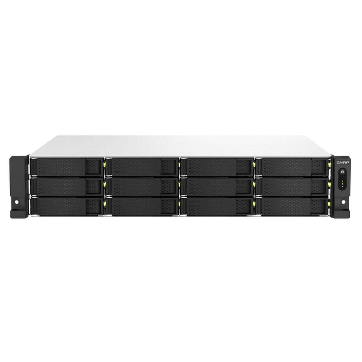 Системы хранения данных QNAP SMB 2U/12bay QC 2,0GhzCPU/8Gb(upto16Gb)/upto 24HDD with TL-R1200S-RP/SA
