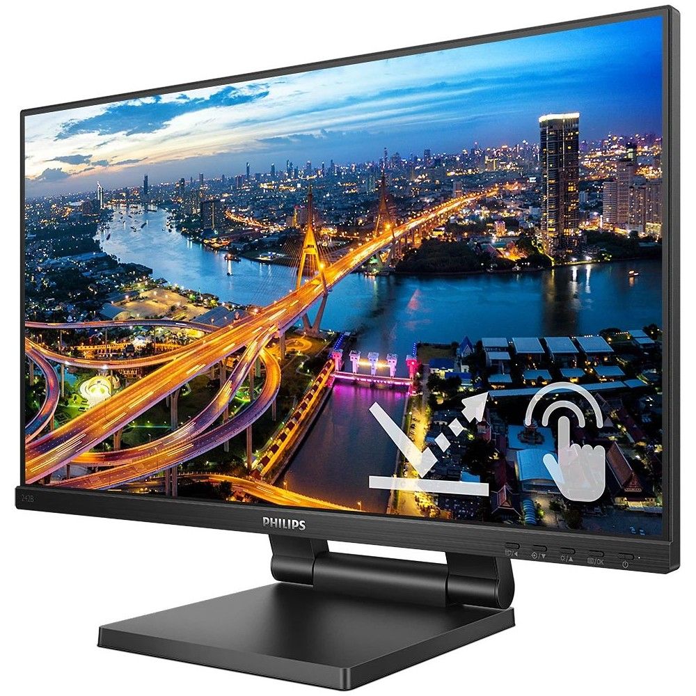Монитор 23,8" Philips 242B1TC 1920x1080, WLED, 16:9, IPS, 250cd, 4ms, 1000:1, 50M:1, 178/178, VGA, H