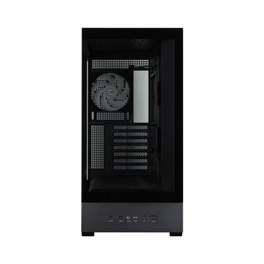 Корпус для ПК Zalman P40 DS Black ATX Mid Tower PC Case, 120mm ARGB Fanx4