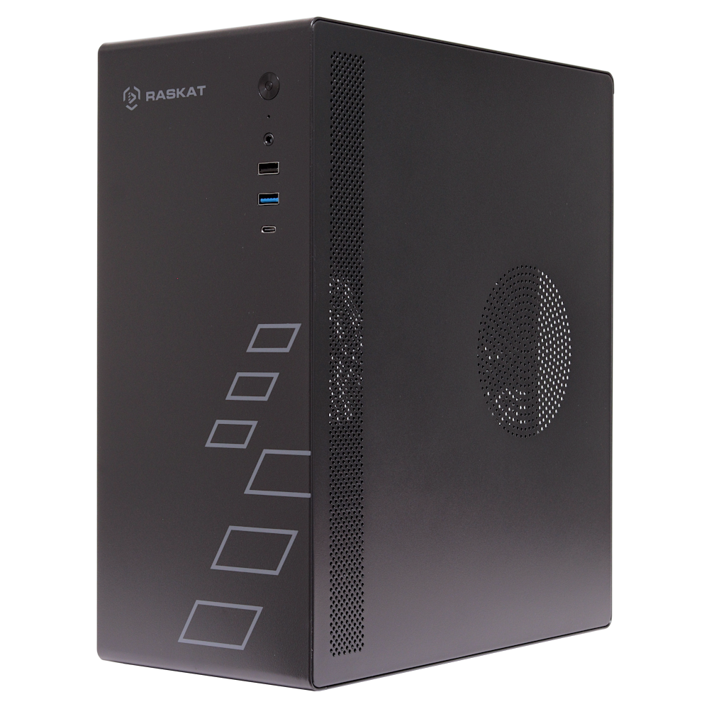 Компьютер Raskat Standart 300 (Intel Core i3 12100, RAM 16Gb, SSD 480Gb, no OS, kb+ms, black)