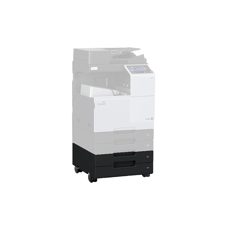 Опции Тумба для МФУ Sindoh D330e/D332e с двумя подающими лотками на 1000 листов (2 х 500 листов) D32