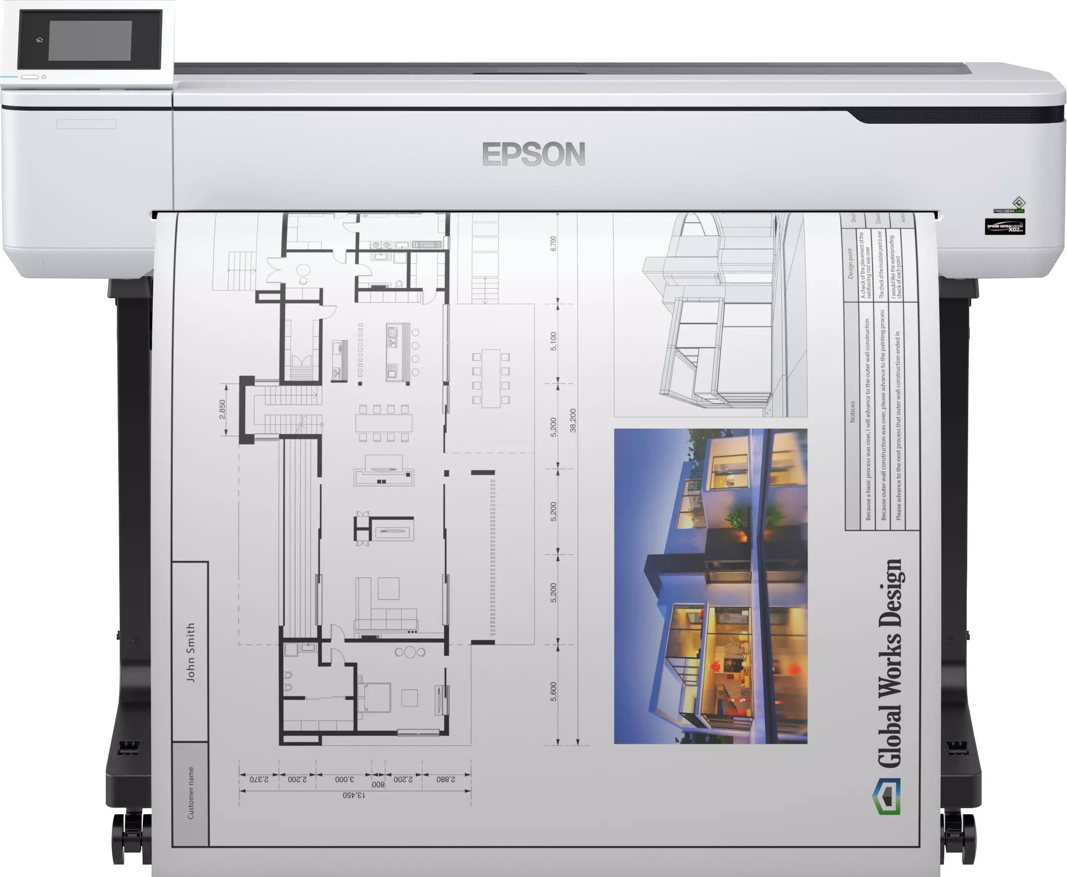 Плоттер Epson SureColor SC-T5100 (А0, 36", 4-х цветный, 2400x1200dpi, USB/ Ethernet/Wi-Fi, со стендо