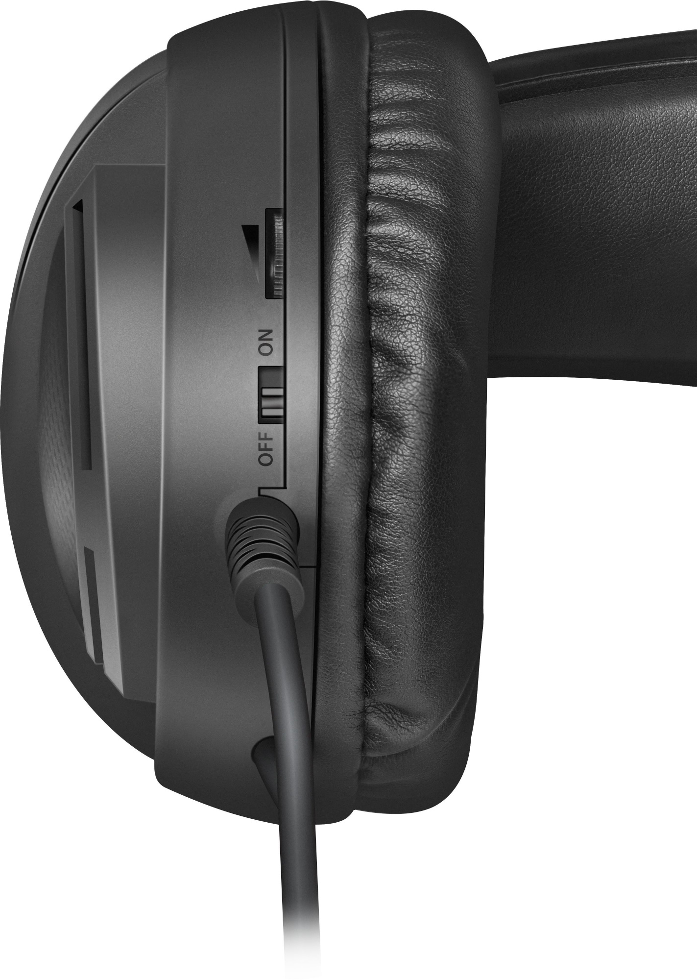 Наушники с микрофоном Defender Dexter черный 2м накладные оголовье (64595)