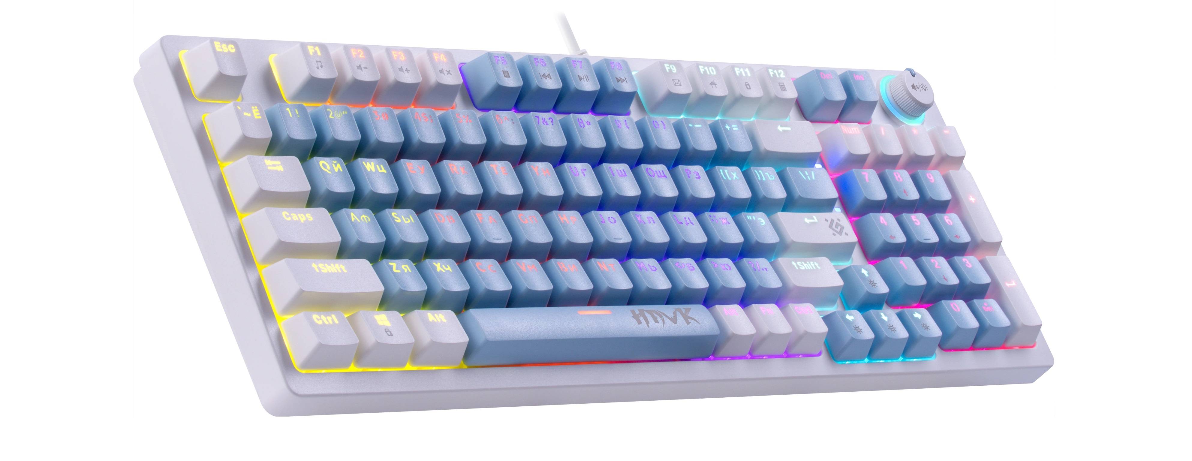 Клавиатура MECHANICAL HAWK GK-418 RU RGB 45422 DEFENDER