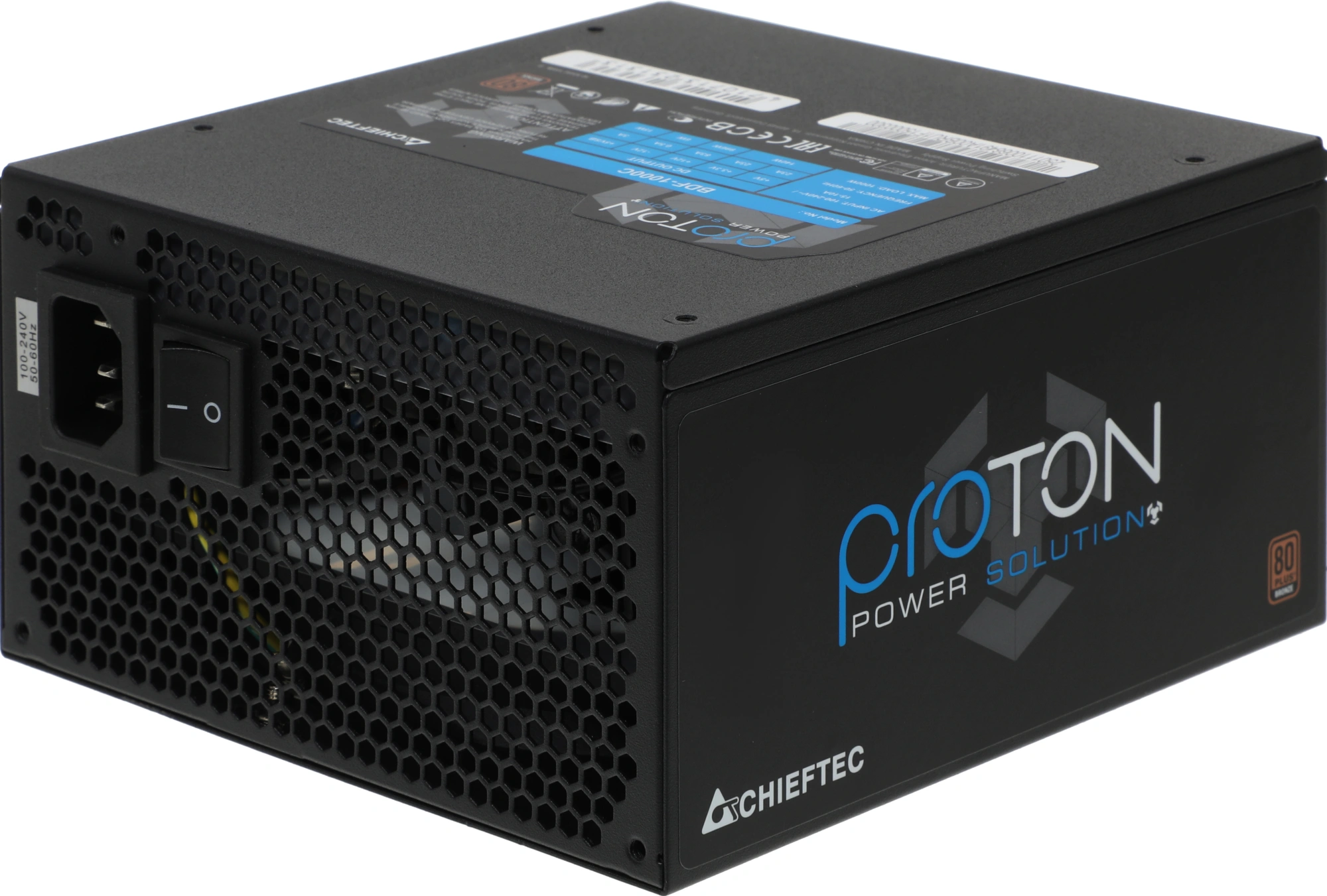 Блок питания Chieftec ATX 1000W Proton BDF-1000C 80+ bronze (20+4pin) APFC 140mm fan 9xSATA Cab Mana
