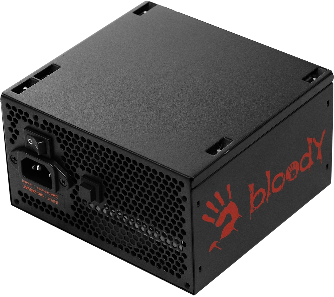 Блок питания Bloody ATX 750W BD-PS750G 80+ gold (20+4pin) APFC 120mm fan color LED 6xSATA Cab Manag 