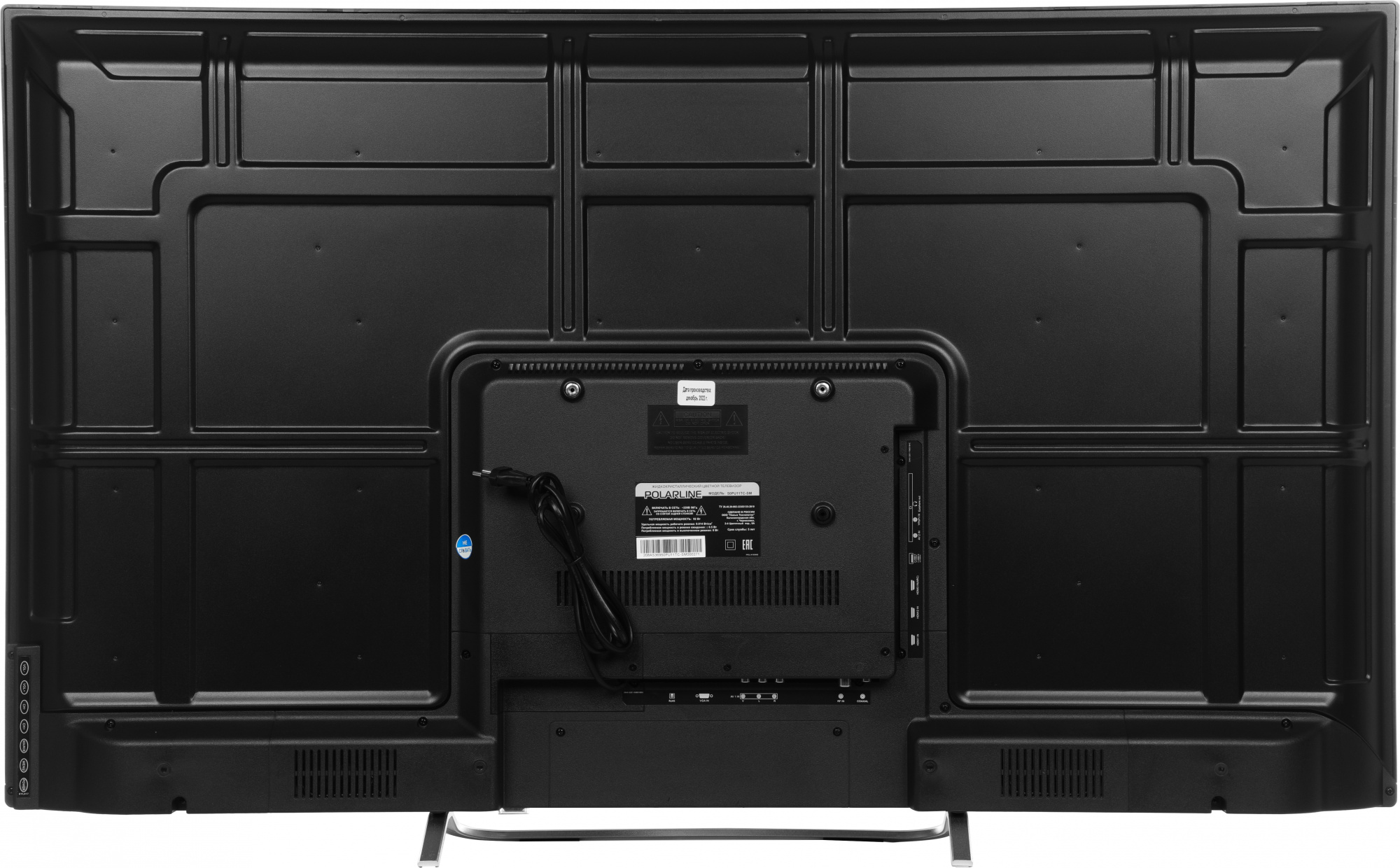 Телевизор LED PolarLine 50" 50PU11TC-SM черный 4K Ultra HD 60Hz DVB-T DVB-T2 DVB-C DVB-S2 WiFi Smart