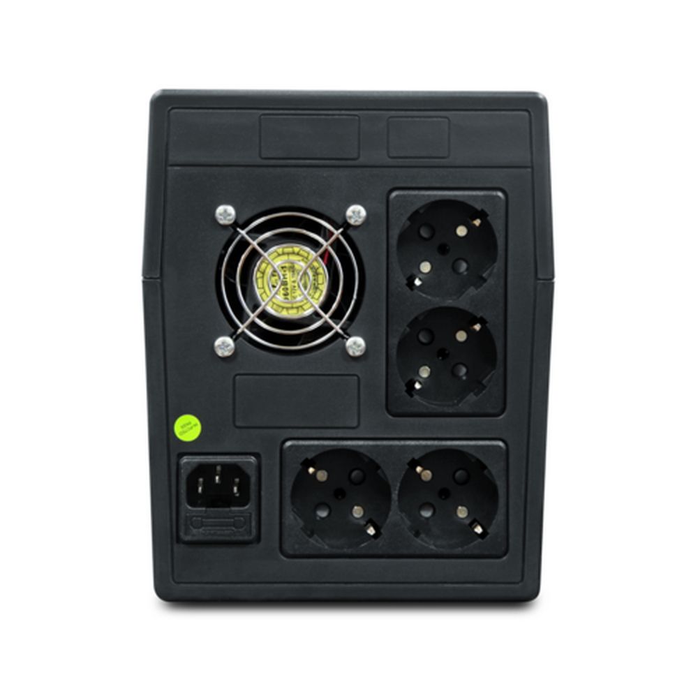 ИБП POWERMAN Back Pro 2000 Мощность 2000 ВА/1200 Вт, батареи: 12В 9Ач - 2 шт, Розетки Shuko - 4 шт. 