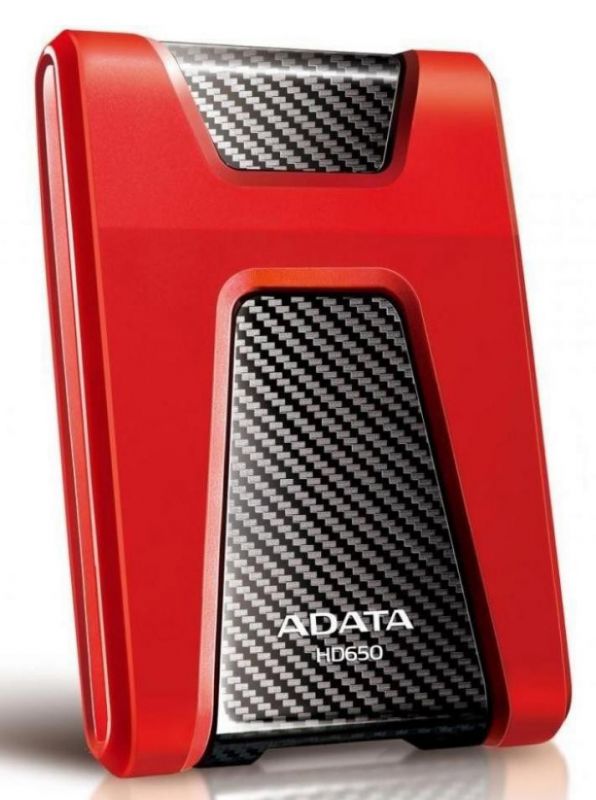 Жесткий диск A-Data USB3.0 2TB AHD650-2TU31-CRD HD650 DashDrive Durable 2.5" красный