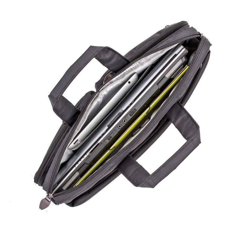 Сумка для ноутбука 16" Riva 8530 черный полиэстер (8530 BLACK)