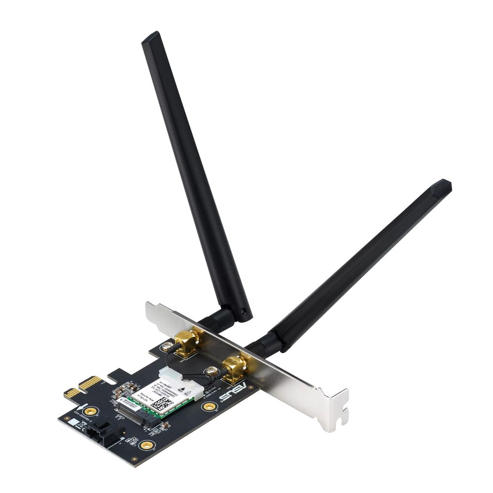 Сетевой адаптер Wi-Fi + Bluetooth Asus PCE-AX1800 AX1800 PCI Express (ант.внеш.съем) 2ант.