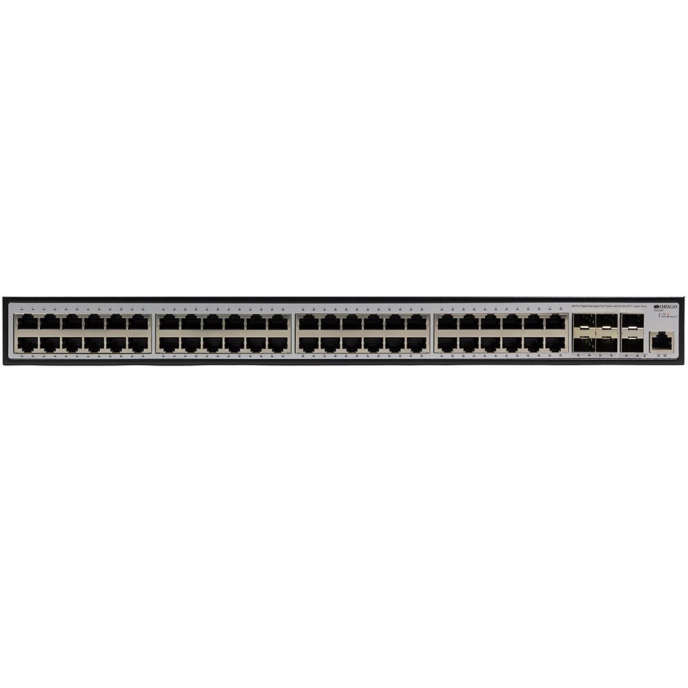 Коммутатор Origo OS3254P/370W OS3254P/370W/A1A (L3) 48x1Гбит/с 6SFP+ 48PoE 370W управляемый
