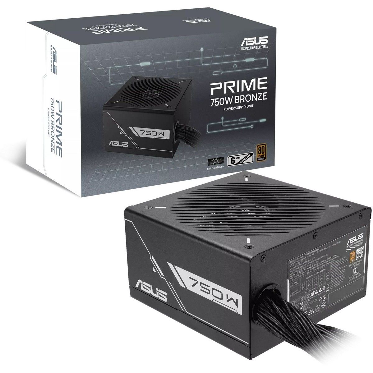 Блок питания ПК ASUS PRIME-750B-BLACK