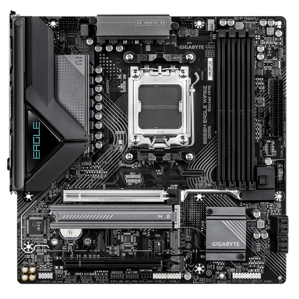 Материнская плата Gigabyte B850M EAGLE WIFI6E Socket AM5 AMD B850 4xDDR5 mATX AC`97 8ch(7.1) 2.5Gg R