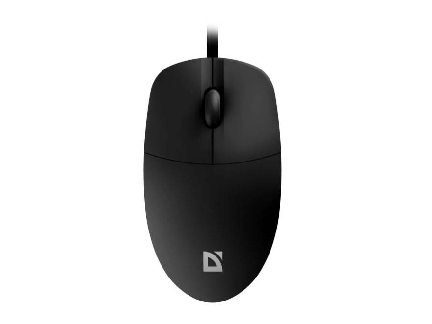 Мышь Defender Azora MB-241 черный оптическая 1200dpi silent USB 2but (52241)