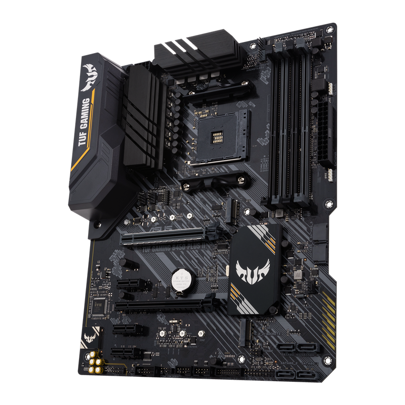 Материнская плата Asus TUF GAMING B450-PLUS II Soc-AM4 AMD B450 4xDDR4 ATX AC`97 8ch(7.1) GbLAN RAID