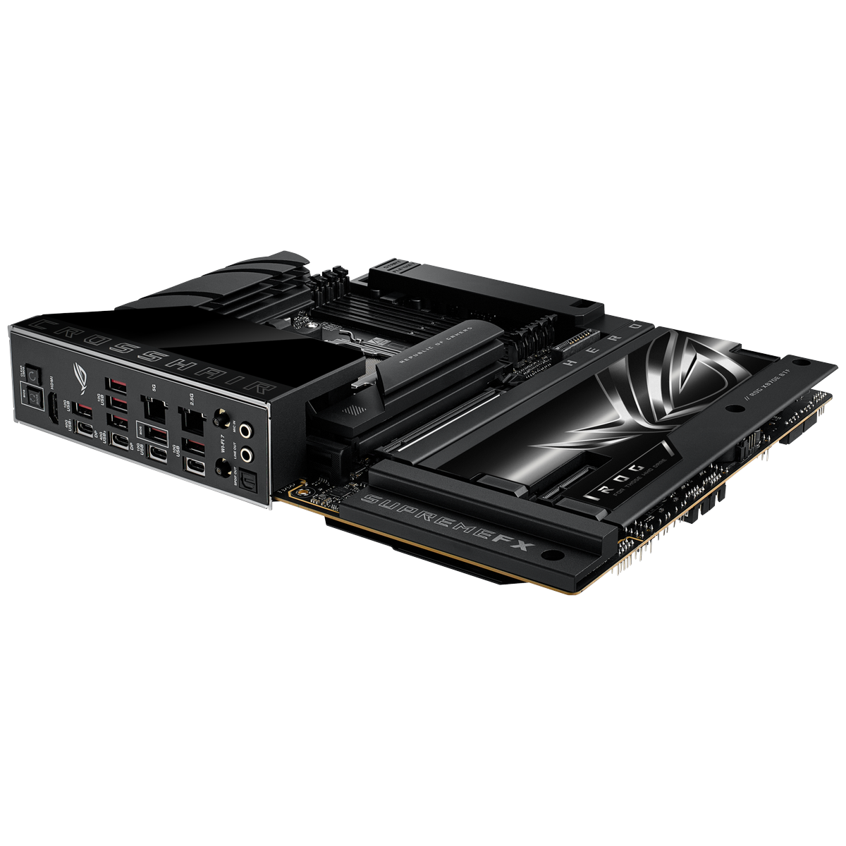 Материнская плата ASUS ROG CROSSHAIR X870E HERO BTF AM5 ATX 4xDDR5 PCIEx16 PCIEx4 5xM.2 4xUSB-C HDMI