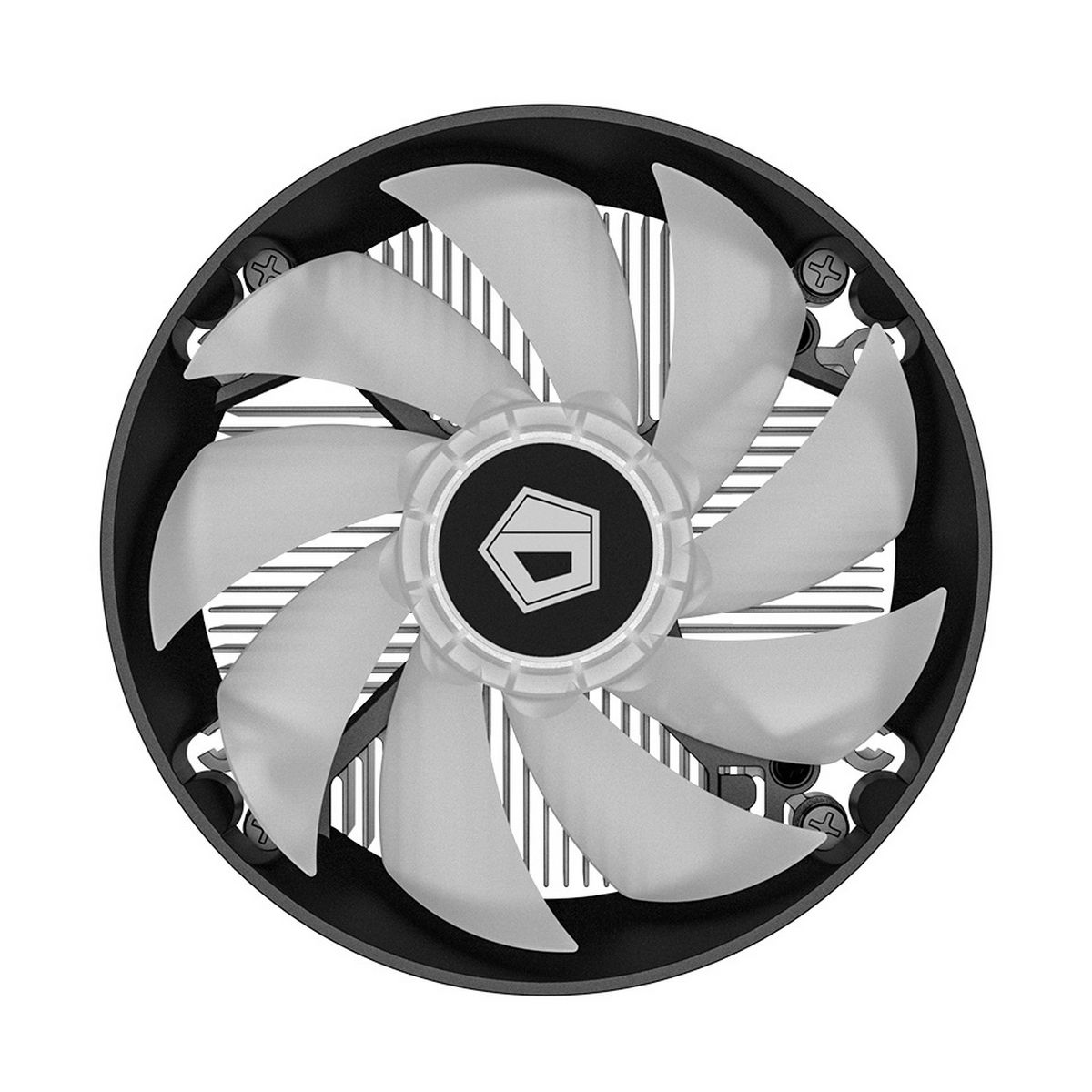 Устройство охлаждения(кулер) ID-Cooling DK-07i Soc-1700/1851 черный 4-pin 14-26dB Al 125W 400gr Ret