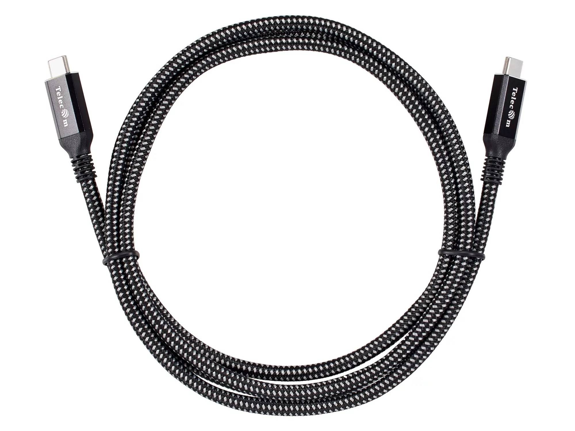 Кабель/ Кабель USB4 TypeCM/CM 8K@30Hz, 40GBps, PD 240W, медь Telecom 1.5м <TUS840-1.5M>