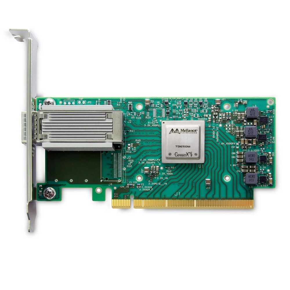 Сетевой адаптер MELLANOX MCX515A-CCAT ConnectX-5 EN PCIe3.0 x16 100GbE CX515A