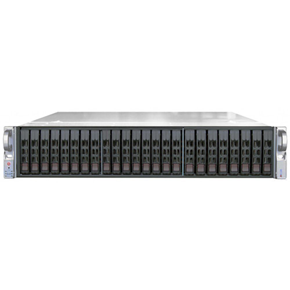 Корпус SuperMicro CSE-216BE1C4-R1K23LPB 2U, LP, 20x 2.5-inch SAS3/SATA3 HDD/SSD and 4x NVMe/SAS3/SAT
