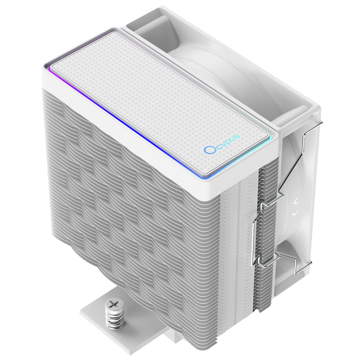 Кулер для процессора Ocypus Gamma A40 WH ARGB, 100mm ARGB FAN, Top ARGB Panel, 4 HEAT PIPES, 4-PIN P