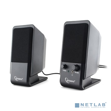 Gembird SPK-510, черный, 6 Вт, рег. громкости, разъём для наушников,USB-питание