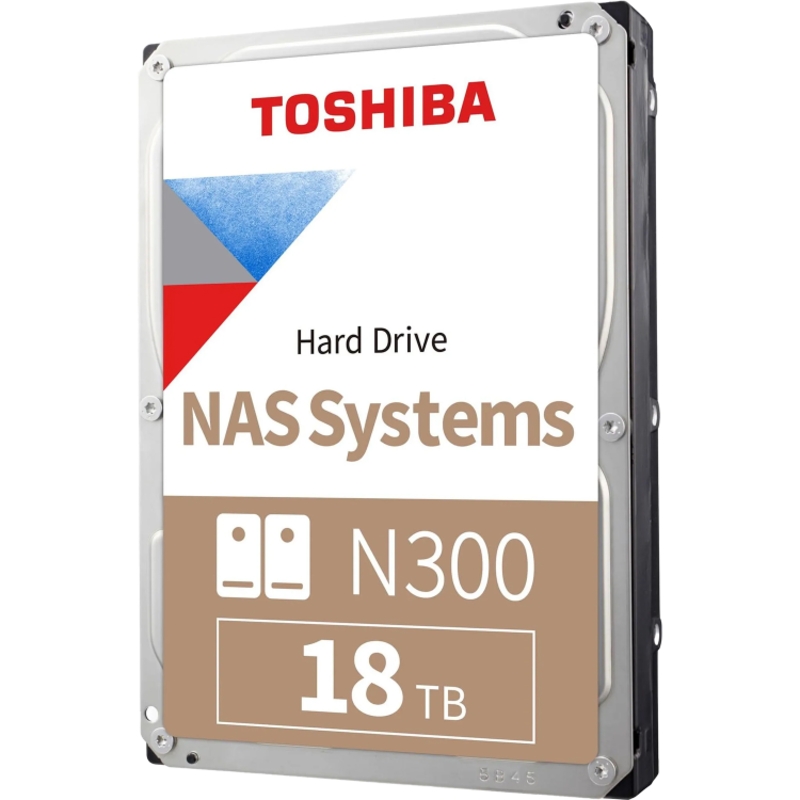 Жесткий диск Toshiba N300  NAS SATA3 3.5" 18TB 7200 512Mb 6Gb/s 1 year warranty (replacement ST18000