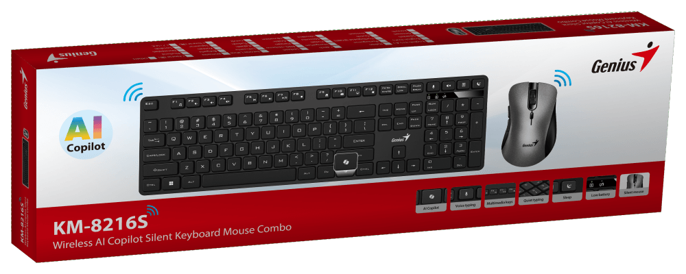 Клавиатура + мышь Genius Smart KM-8216S RU [31340018402]