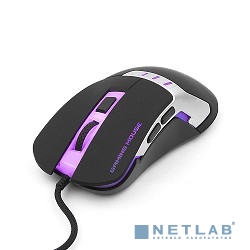 Gembird MG-520 USB {Мышь игровая, 5кнопок+колесо-кнопка, 3200DPI, 1000 Гц, подсветка, программное об