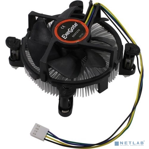 Exegate EX283279RUS Кулер ExeGate EE97379-PWM, Al, S1150/1151/1155/1156, TDP 65W, Hydro bearing, 4pi