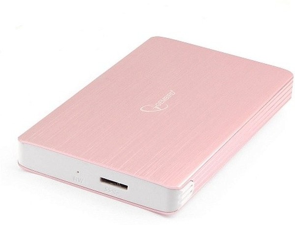 Gembird EE2-U3S-65 Внешний корпус 2.5" розовое золото, USB 3.0, SATA, алюминий