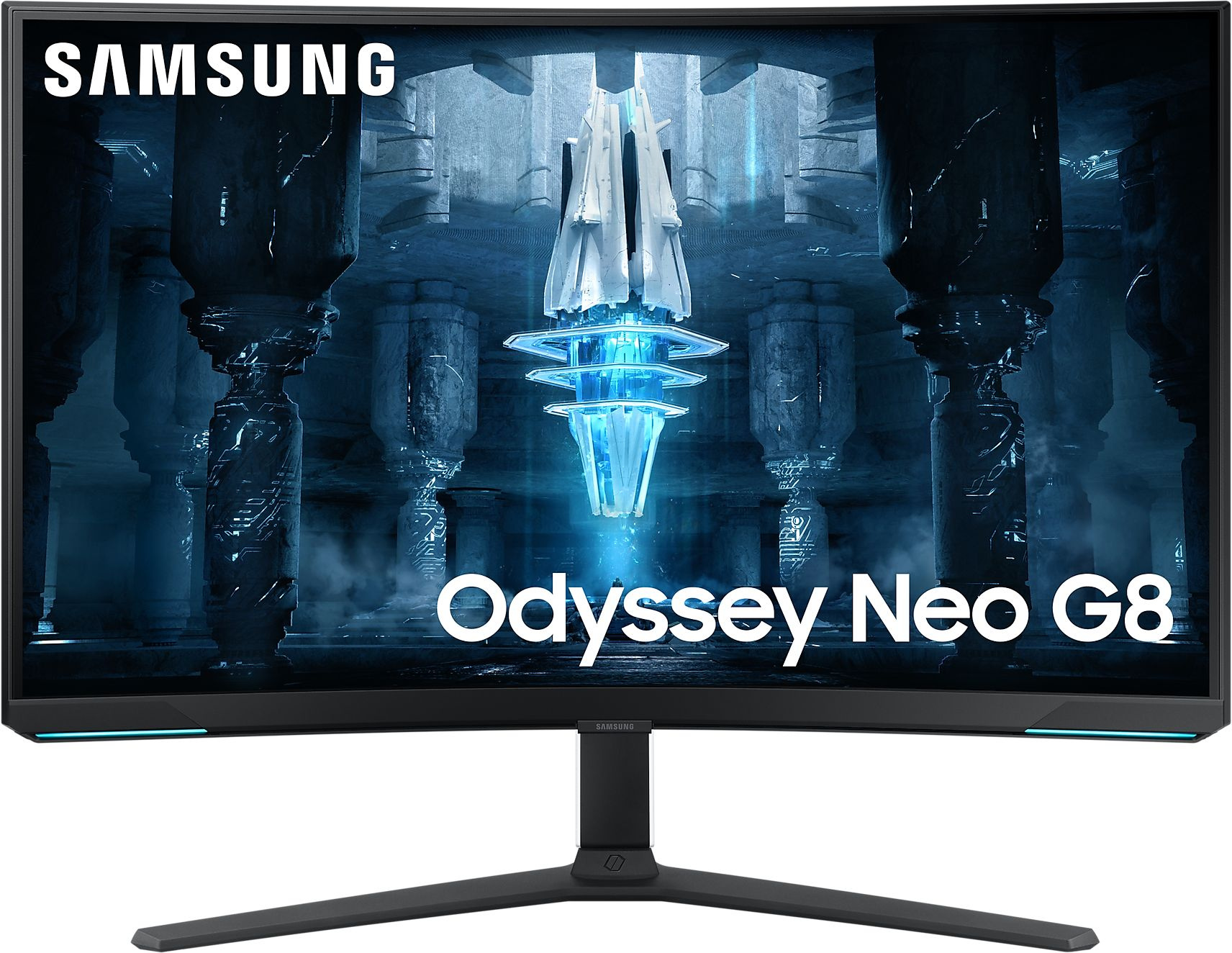 Монитор Samsung 32" Odyssey Neo G8 S32BG852NI черный/белый VA LED 16:9 HDMI полуматовая HAS Piv 350c