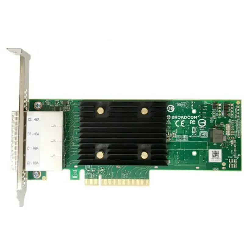 HBA-адаптер Broadcom SAS 9500-16e SGL (03-50075-00 / 03-50075-00002 / 03-50075-00003) PCIe Gen4 x8 L