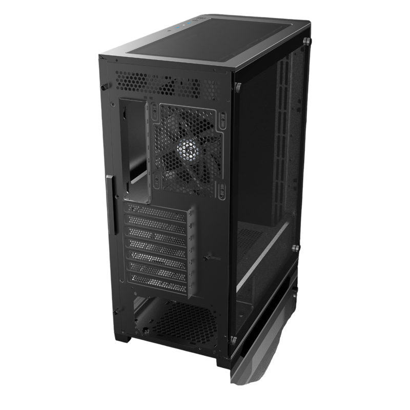Корпус Raijintek ARCADIA 41, Midi-Tower, TG, 1x120mm, 2xUSB-A 3.0 + 1xUSB-C, ATX, mATX, mITX Black