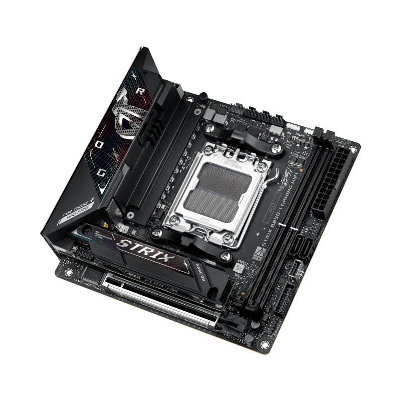 Материнская плата Asus ROG STRIX B850-I GAMING WIFI Socket AM5 AMD B850 2xDDR5 mini-ITX AC`97 8ch(7.