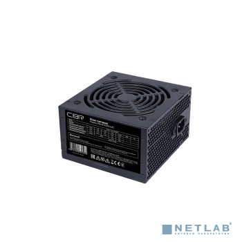 Блок питания CBR ATX 500W, 12cm fan, 20+4pin/1*4+4pin/1*6+2pin/2*IDE/4*SATA, кабель питания 1.2м, че