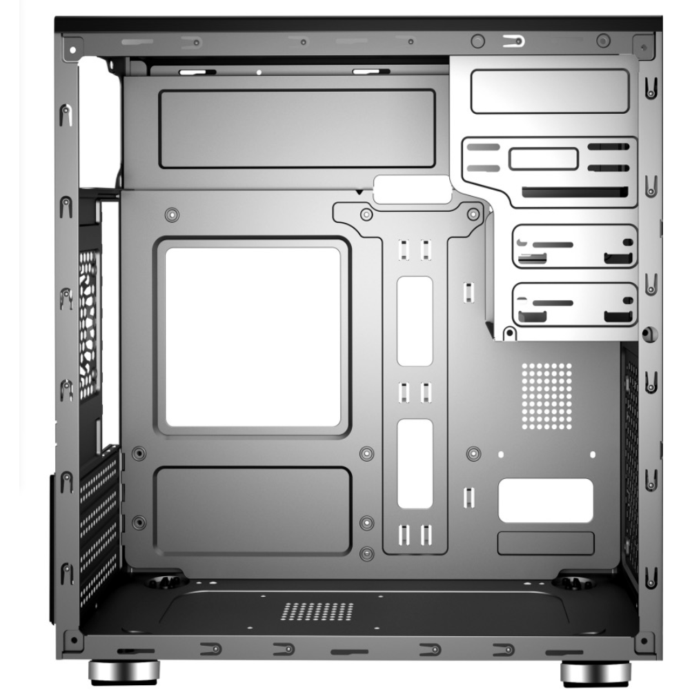 Корпус для ПК ACD Coffre 102N mATX, Black, 80mm rear FAN, w/o PSU