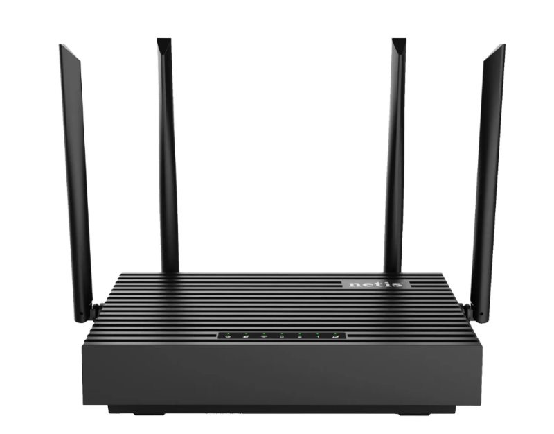 Роутер беспроводной Netis NX32U AX3000 10/100/1000BASE-TX/4G ready черный