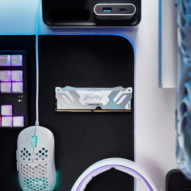 Память DDR5 16GB 7600MHz Kingston KF576C38RWA-16 Fury Renegade RGB RTL Gaming PC5-60800 CL38 DIMM 28