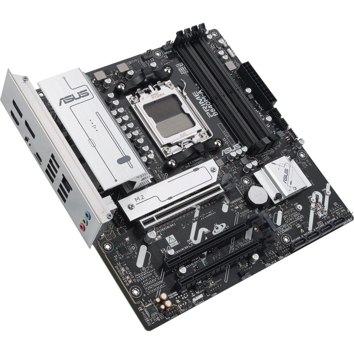 Материнская плата Asus PRIME B840M-A-CSM Socket AM5 AMD B840 4xDDR5 mATX AC`97 8ch(7.1) 2.5Gg RAID+V