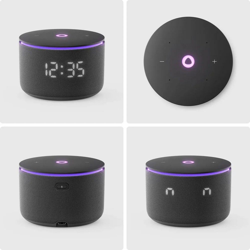 Умная колонка Yandex Станция Мини 3 Про Алиса черный 18W 2.0 BT/Wi-Fi (YNDX-00059BLK)