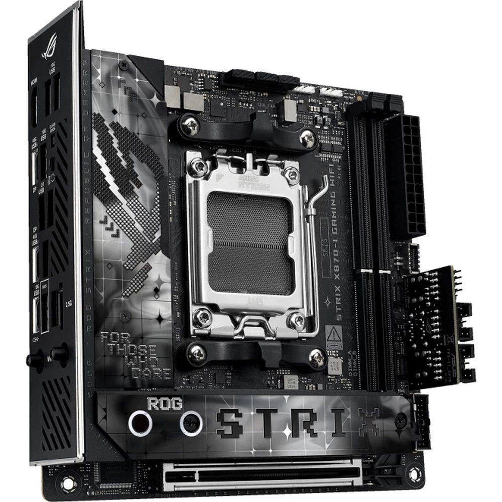 Материнская плата Asus ROG STRIX X870-I GAMING WIFI Socket AM5 AMD X870 2xDDR5 mini-ITX AC`97 8ch(7.