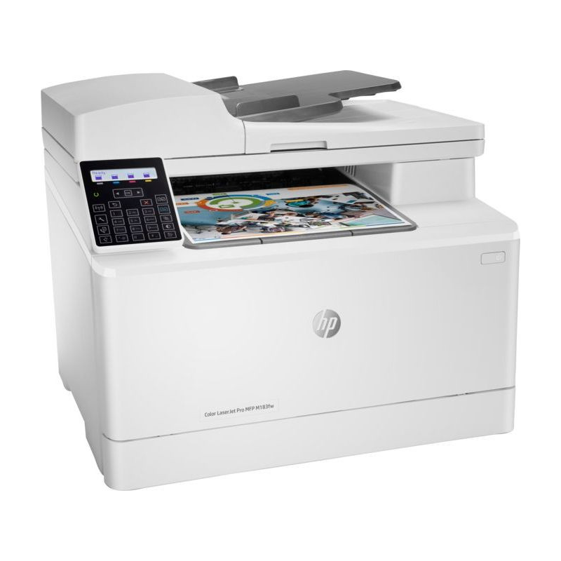 МФУ лазерный HP Color LaserJet Pro M183fw (7KW56A) A4 Net WiFi белый