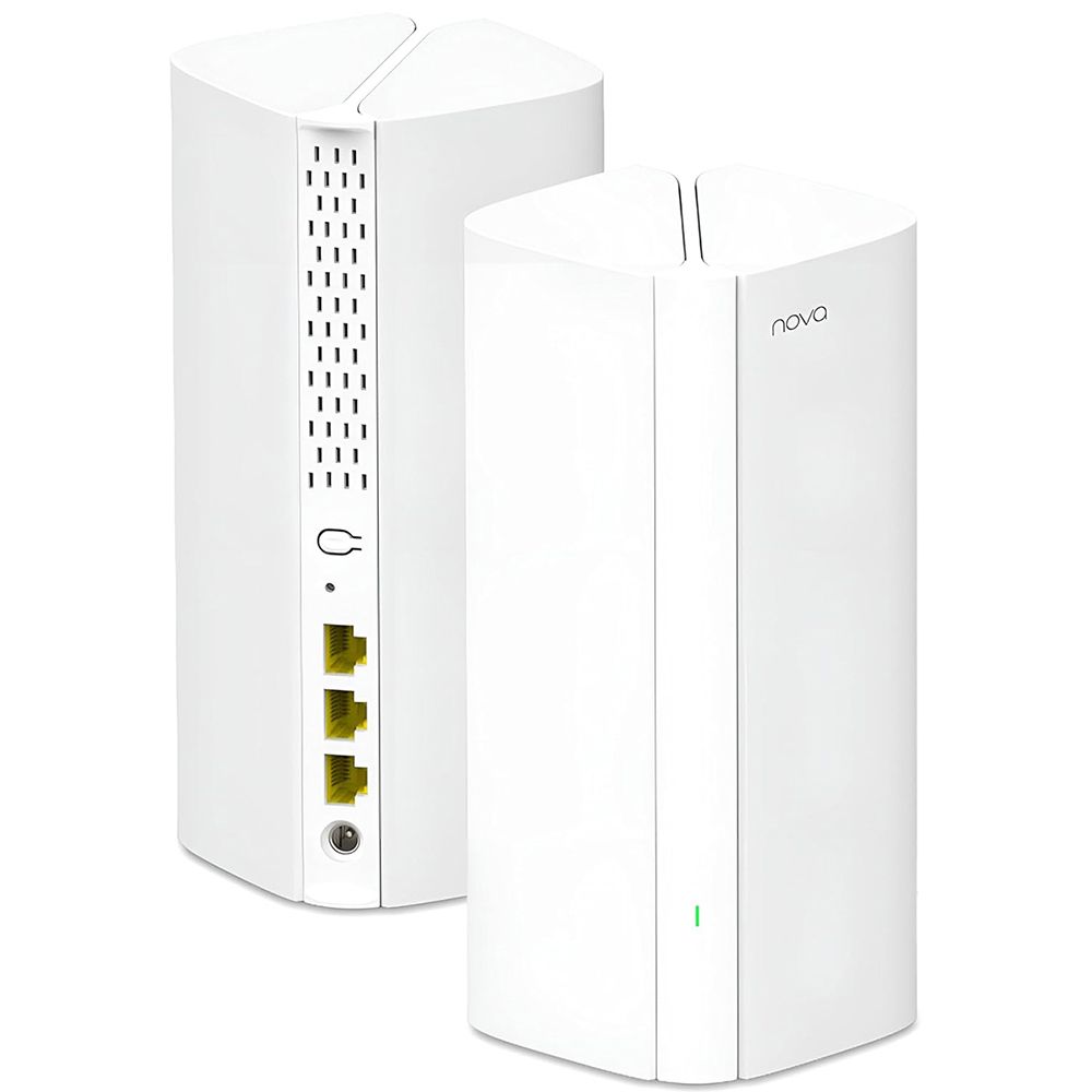 Маршрутизатор Tenda EX12 (2-pack) Mesh Wi-Fi 6 система AX3000 до 574 Мбит/с на 2,4 ГГц + до 2402 Мби