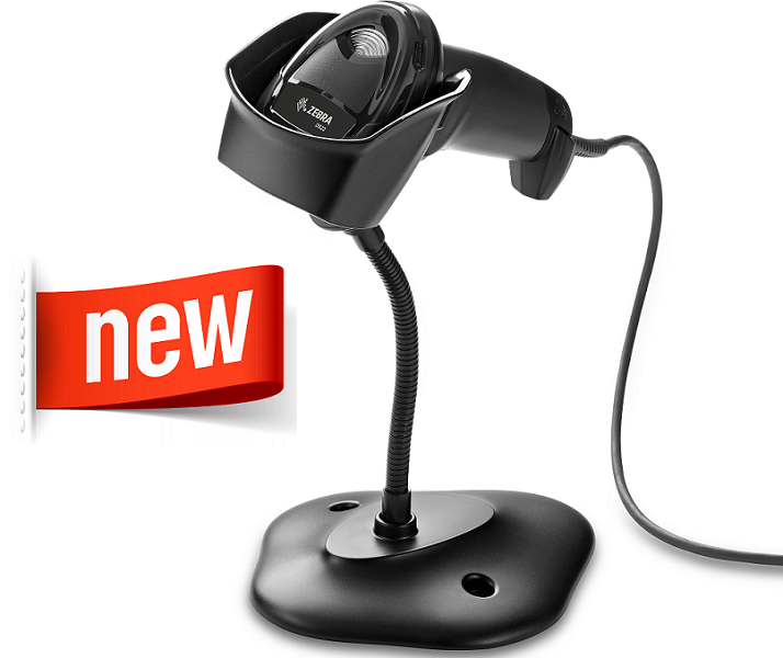 Сканер штрих-кода Zebra DS2208 2D проводной черный (DS2208-SR7U2100SGW) 2400мАч