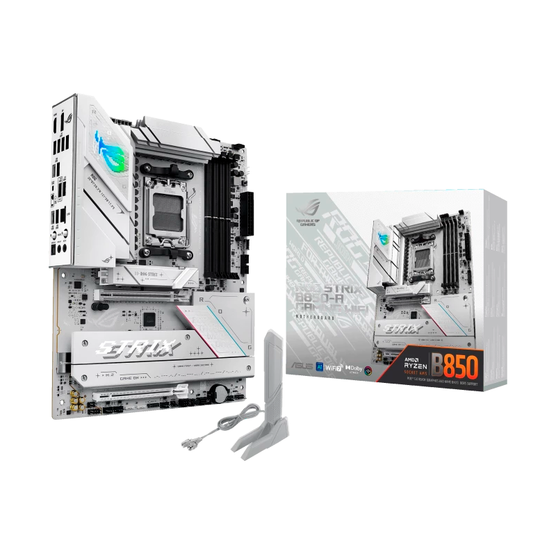 Материнская плата Asus ROG STRIX B850-A GAMING WIFI Socket AM5 AMD B850 4xDDR5 ATX AC`97 8ch(7.1) 2.
