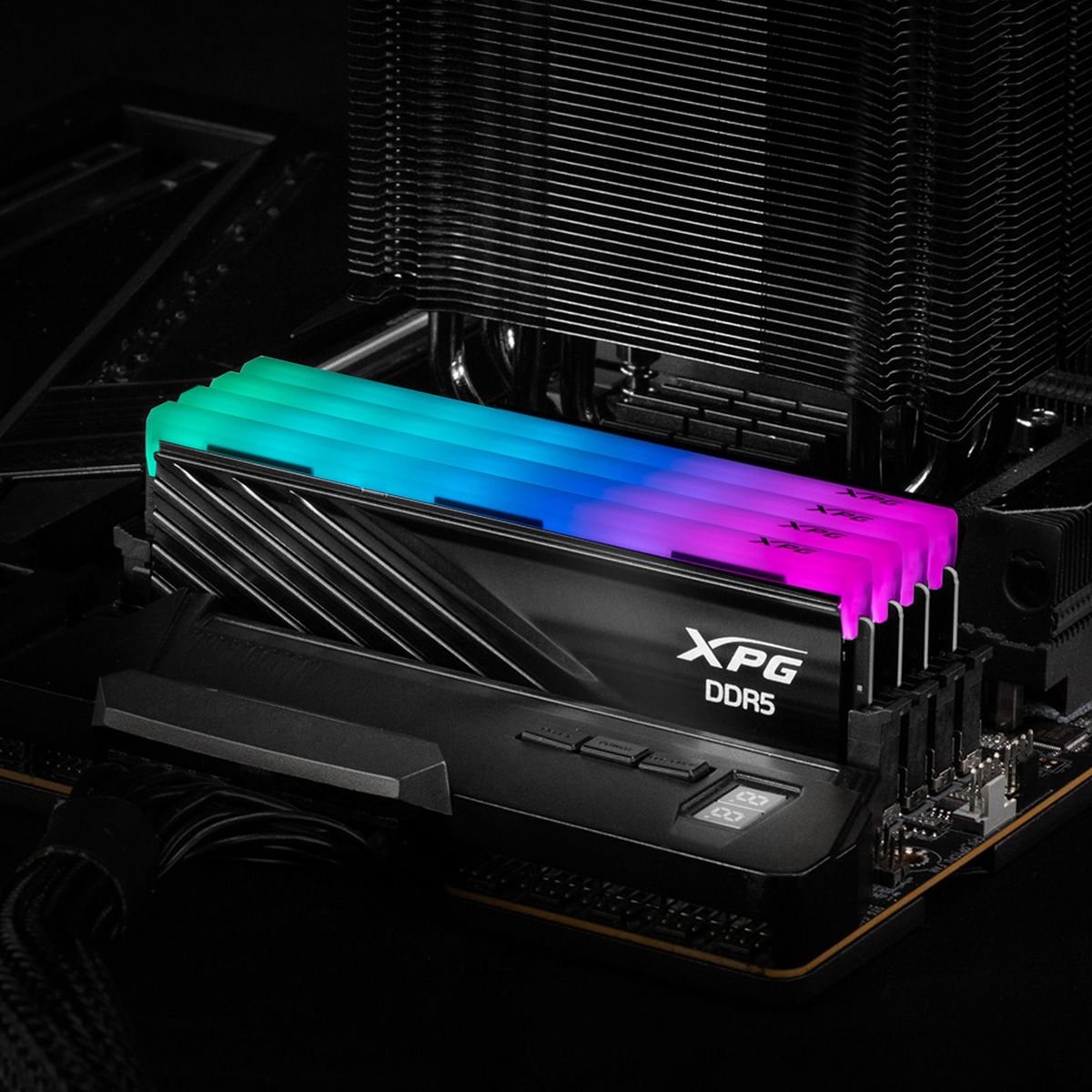 Память DDR5 2x16GB 6400MHz A-Data AX5U6400C3216G-DTLABRBK XPG Lancer Blade RGB RTL Gaming PC5-51200 